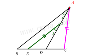 角平分线+平行线模型典例2