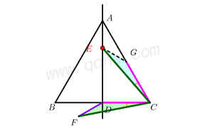 手拉手旋转全等典例5