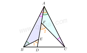 一线三等角全等模型典例2