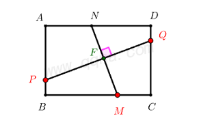 矩形中的十字模型(两边都不过顶点)