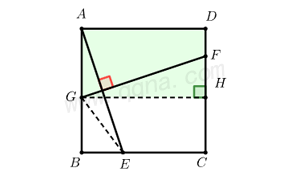 正方形中的十字模型典例2