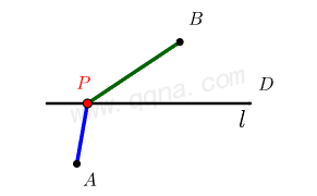 两定(异侧)一动，动点在直线，和最小值