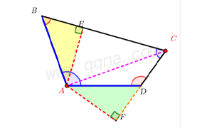 邻边相等+角平分线=对角互补