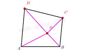 四边形内一点到四个顶点的距离之和最短模型