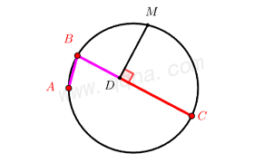 阿基米德折弦定理证法1