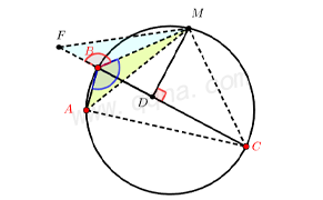 阿基米德折弦定理证法2