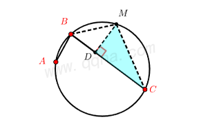 阿基米德折弦定理推论1