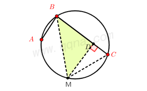阿基米德折弦定理推论2